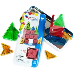 Magna-Tiles microMAGS Travel Tin Case 26 pcs