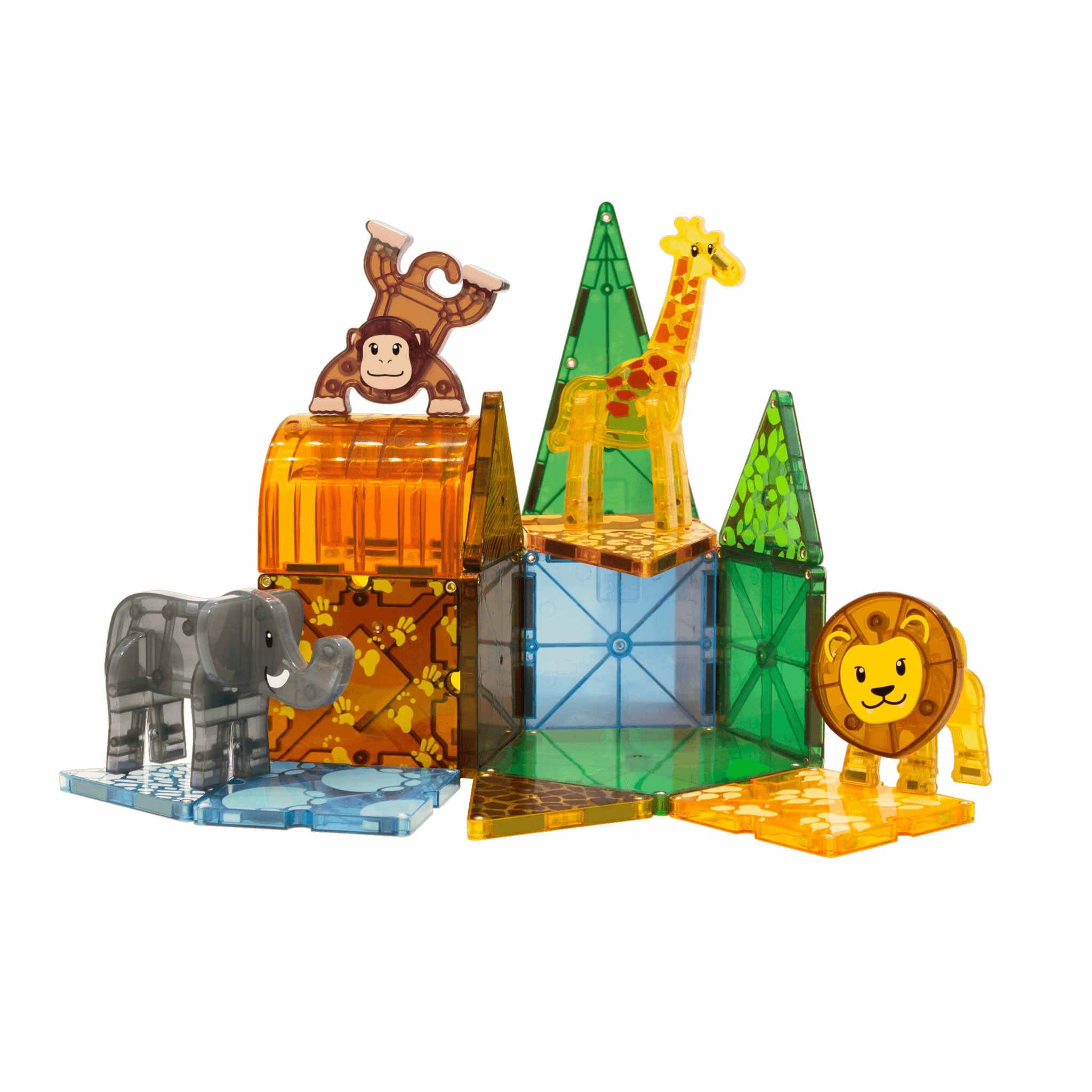 MAGNA-TILES Safari Animals 25 Piece Set