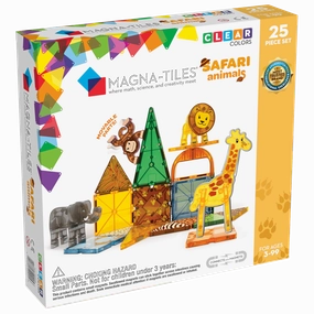 MAGNA-TILES Safari Animals 25 Piece Set