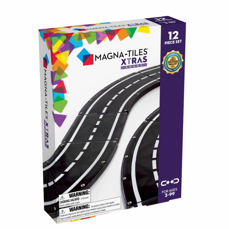 MAGNA-TILES Xtras Roads 12pcs Set