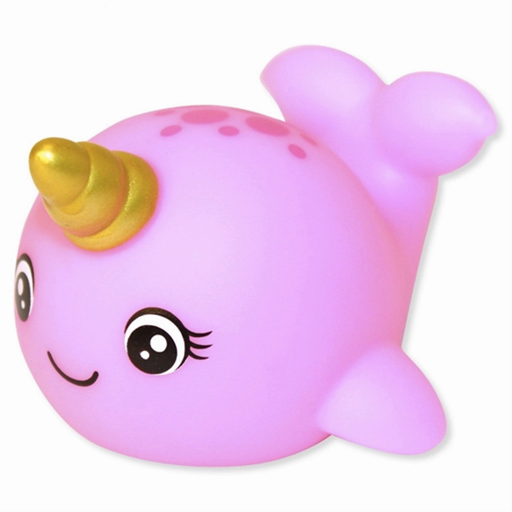 Magni Bath Animal With Light - Whale Pink