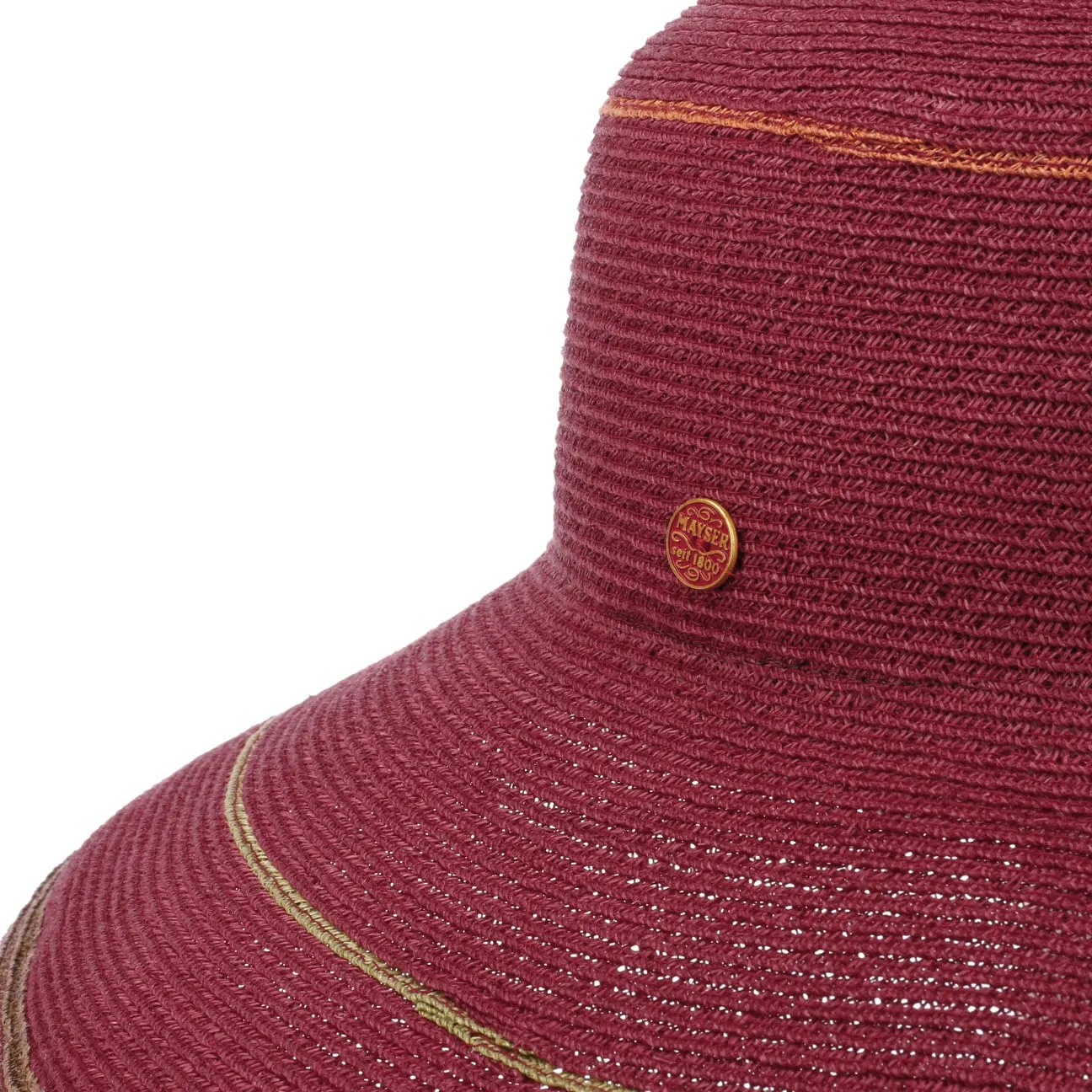 Mayser Hats Alba Stripes Hemp Hat by Mayser