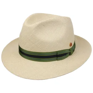 Mayser Hats Albenga Green Stripes Panama Hat by Mayser
