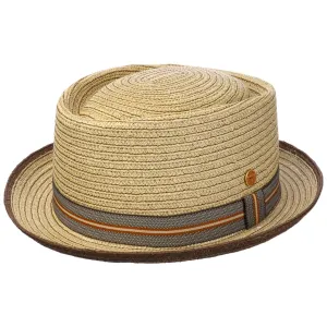 Mayser Hats Andy Brown Pork Pie Straw Hat by Mayser