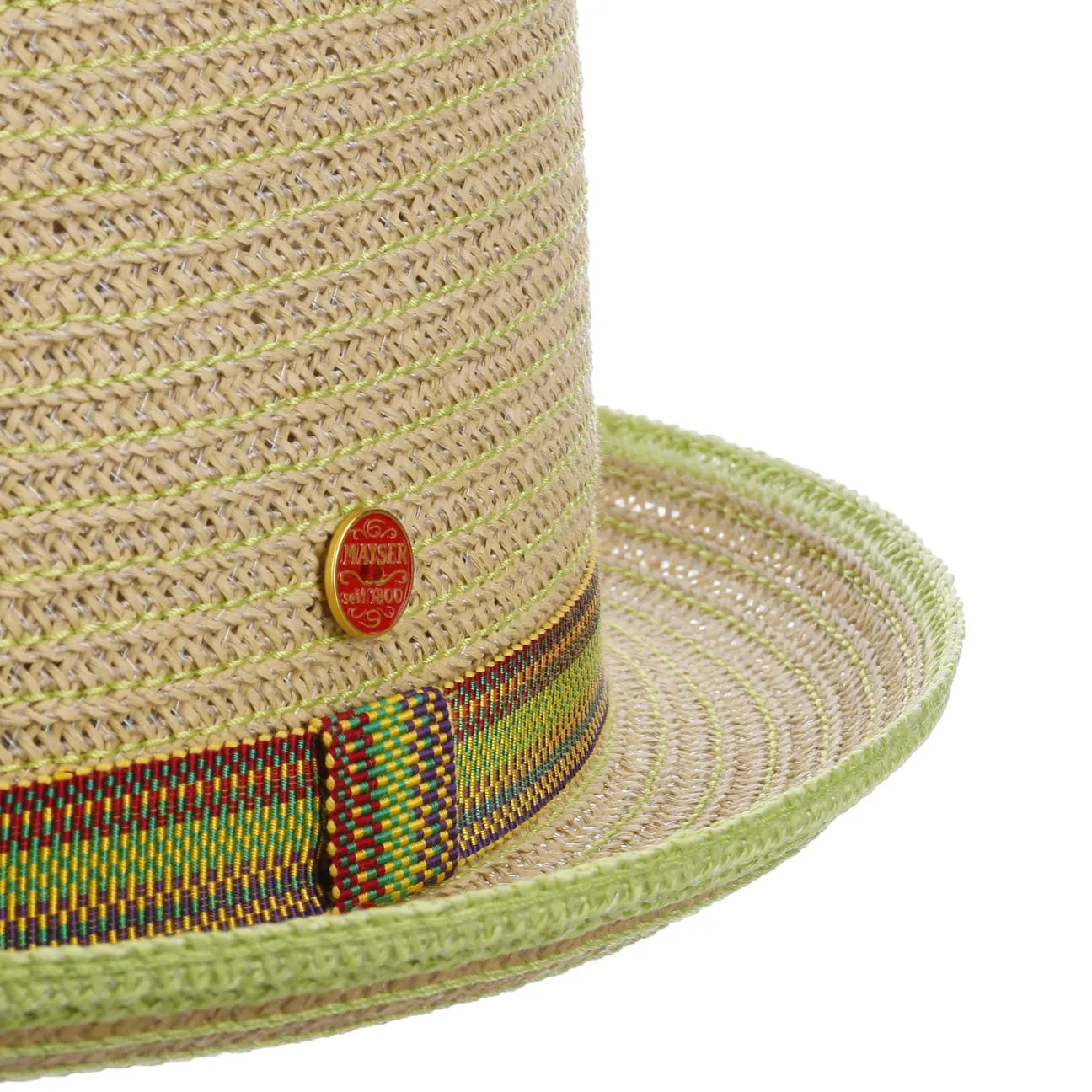 Mayser Hats Andy Green Pork Pie Straw Hat by Mayser