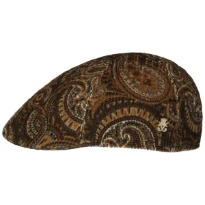 Mayser Hats Billy Paisley Cord Flat Cap Zechbauer by Mayser