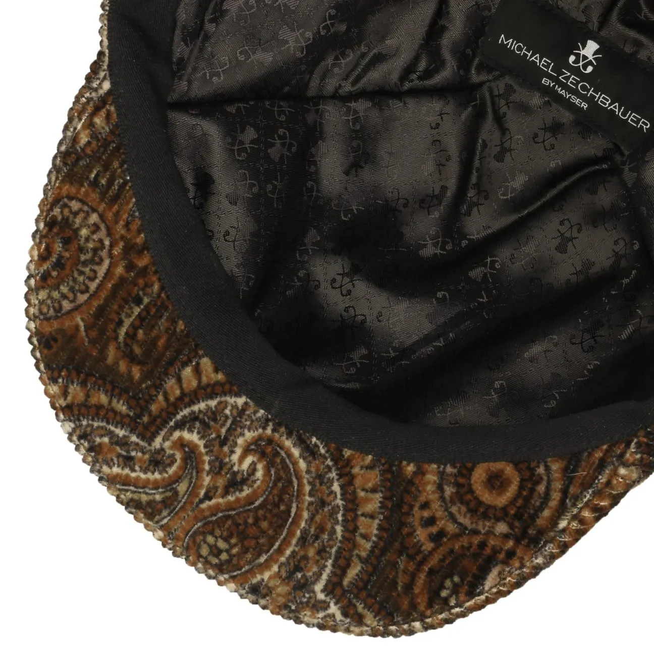 Mayser Hats Billy Paisley Cord Flat Cap Zechbauer by Mayser