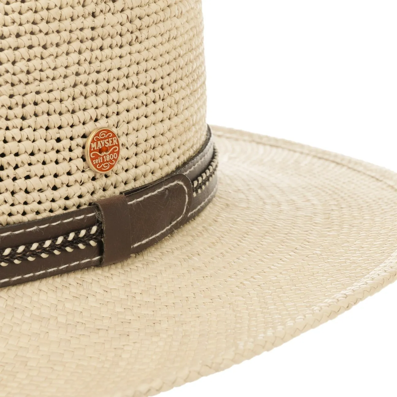 Mayser Hats Bradley Crochet Panama Hat by Mayser