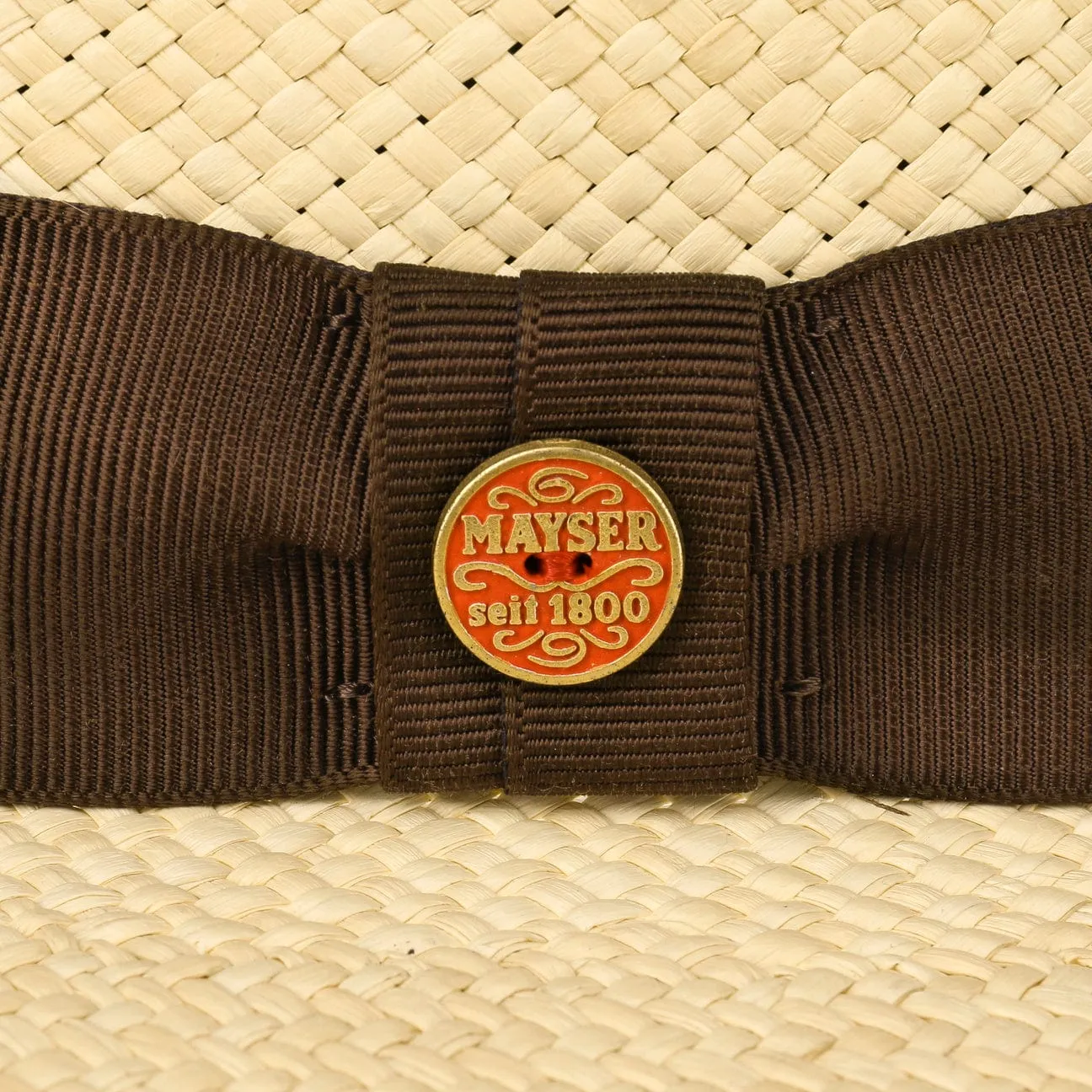 Mayser Hats Brown Menton Panama Hat by Mayser