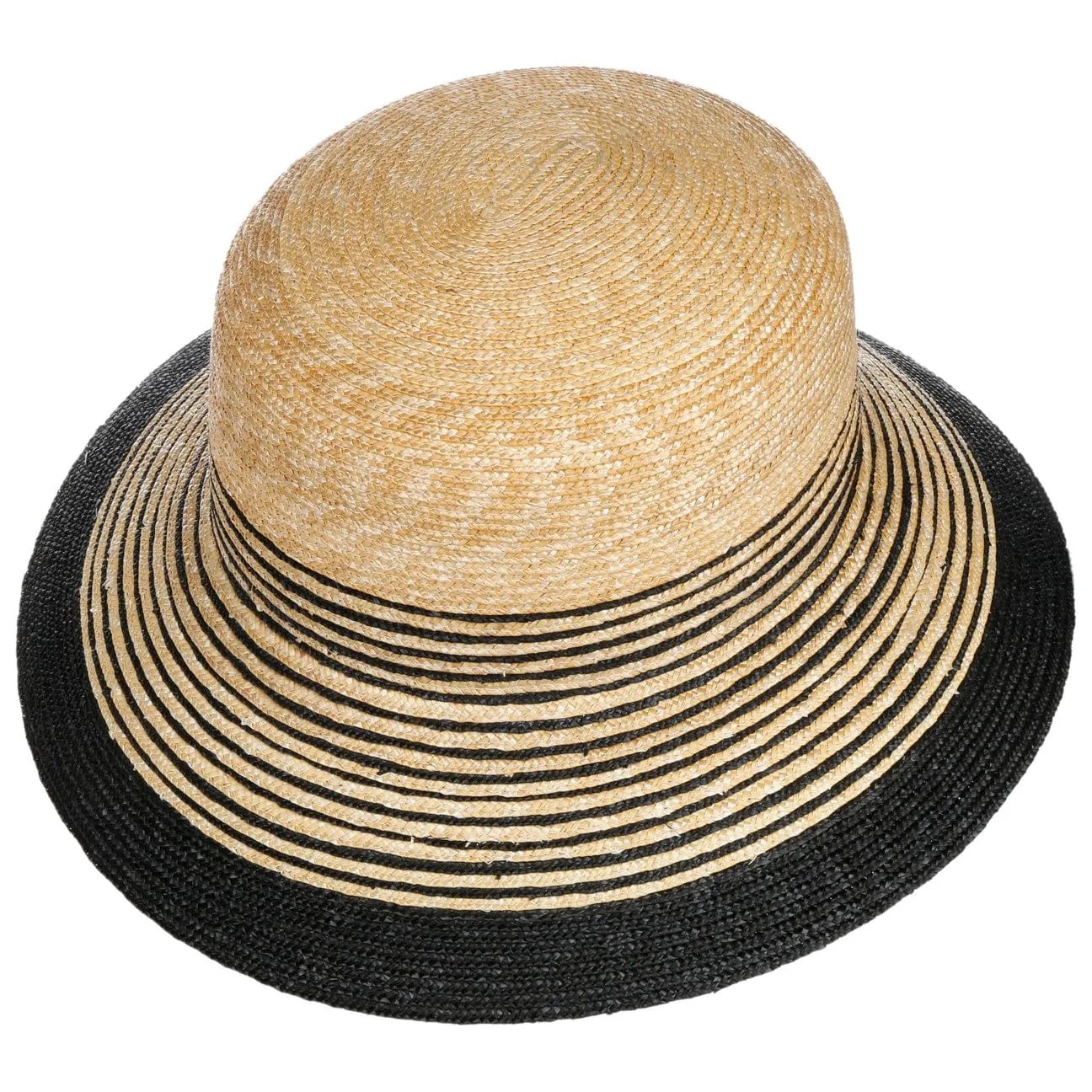 Mayser Hats Clea Twotone Straw Hat by Mayser