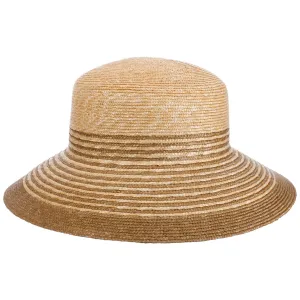 Mayser Hats Clea Twotone Straw Hat by Mayser