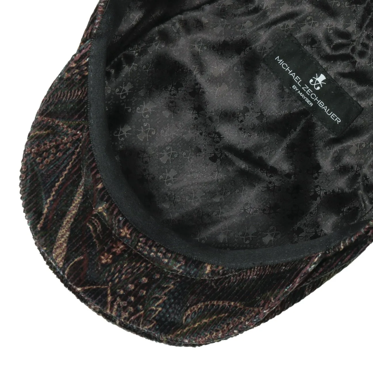 Mayser Hats Corduroy Paisley Flat Cap Zechbauer by Mayser