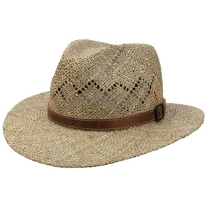 Mayser Hats Desco Seagrass Hat with Leather Band by Mayser