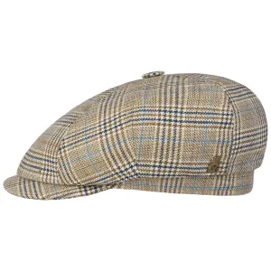 Mayser Hats Emil Summer Check Flat Cap Zechbauer by Mayser
