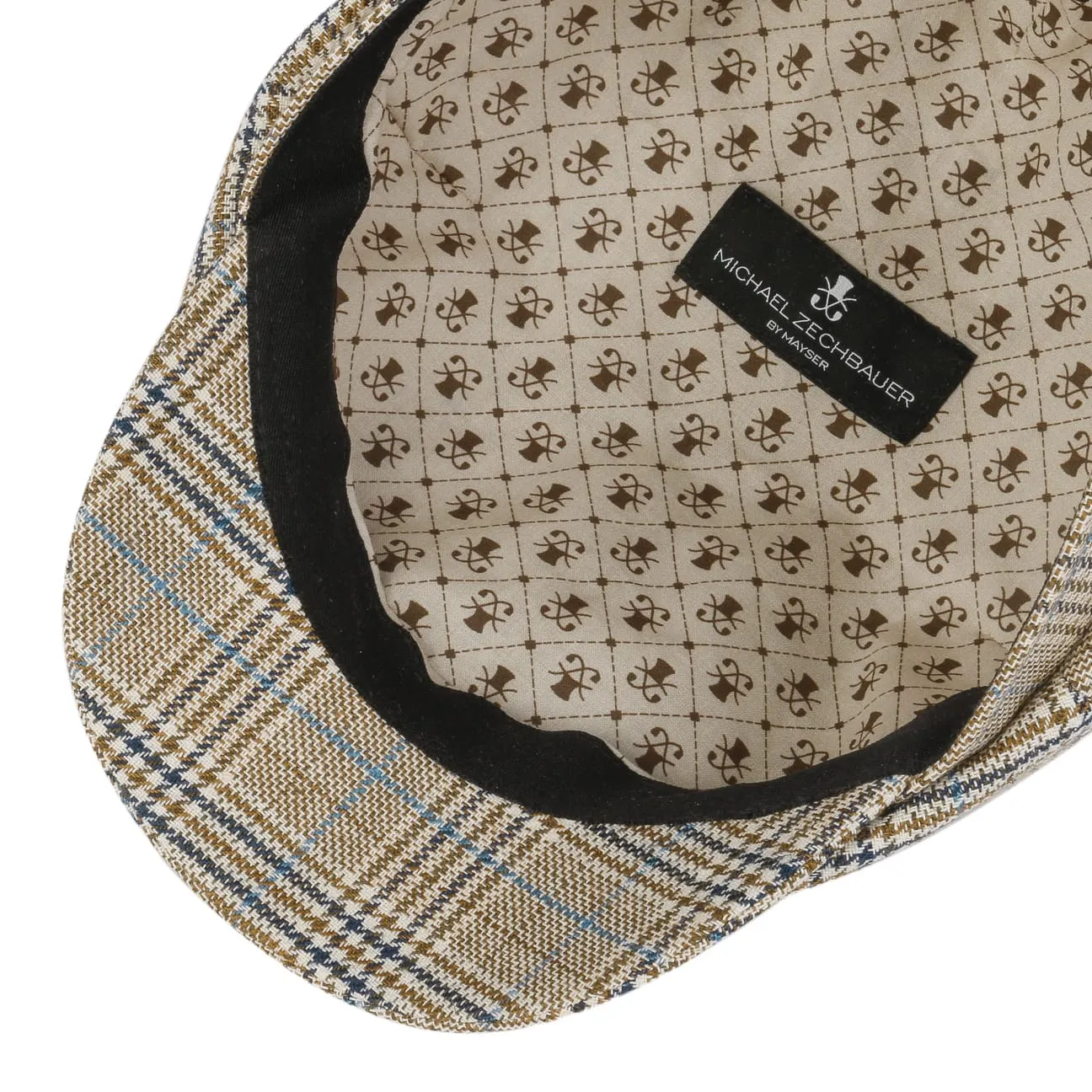 Mayser Hats Emil Summer Check Flat Cap Zechbauer by Mayser