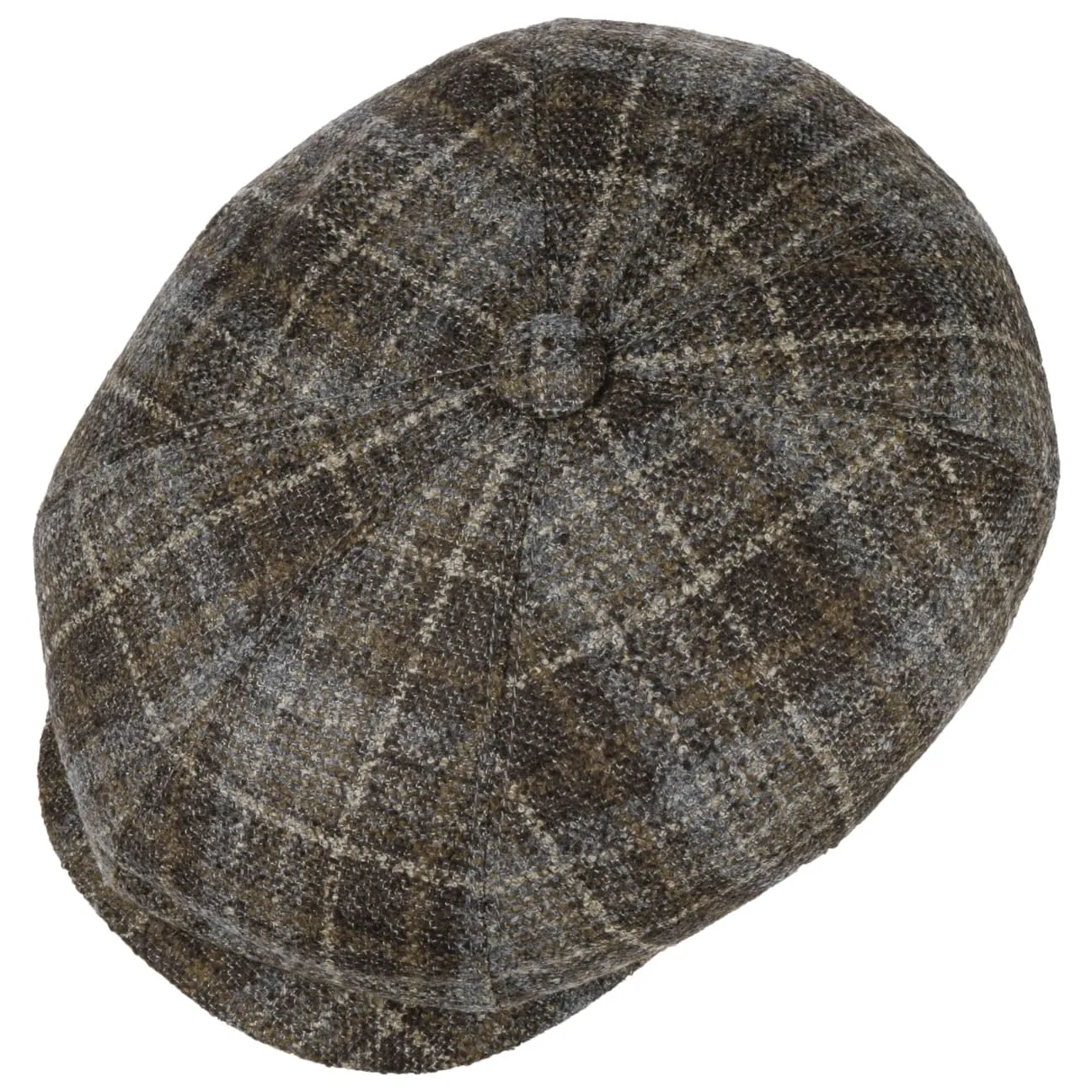 Mayser Hats Emil Wool Check Flat Cap Zechbauer by Mayser