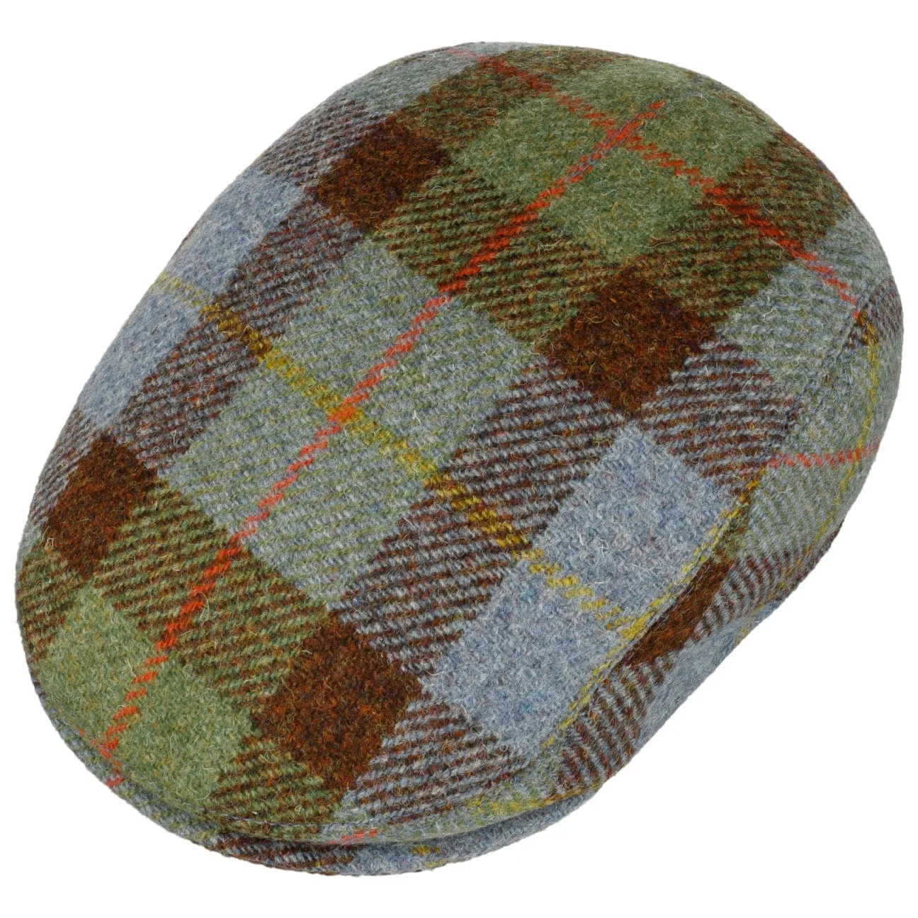 Mayser Hats Erik Harris Tweed Flat Cap by Mayser