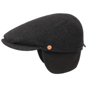 Mayser Hats Felix Earflaps Flat Cap by Mayser
