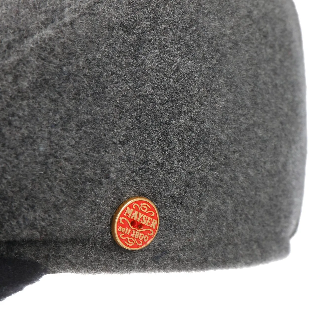 Mayser Hats Felix Earflaps Flat Cap by Mayser