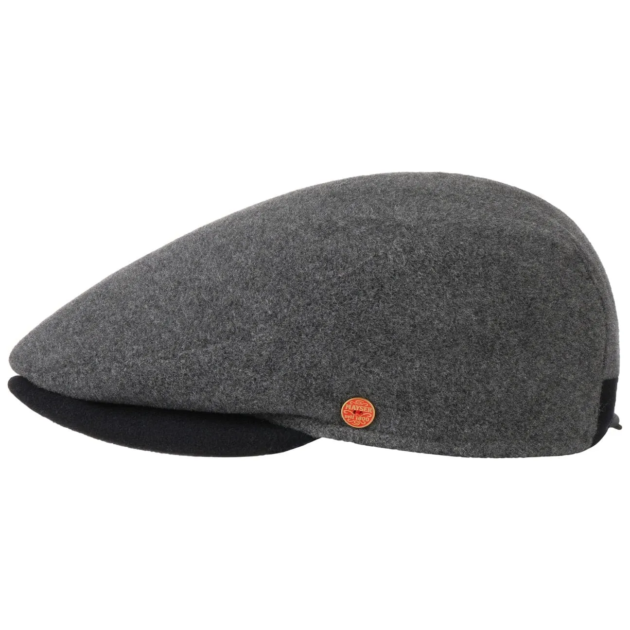 Mayser Hats Felix Earflaps Flat Cap by Mayser