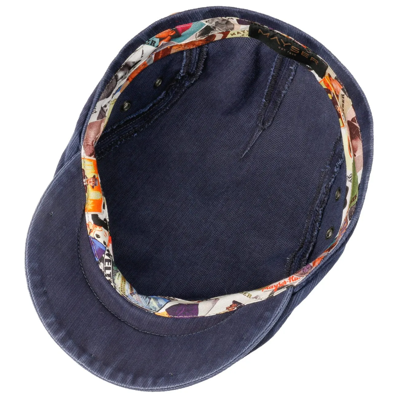 Mayser Hats Franky Sun Protect Flat Cap by Mayser