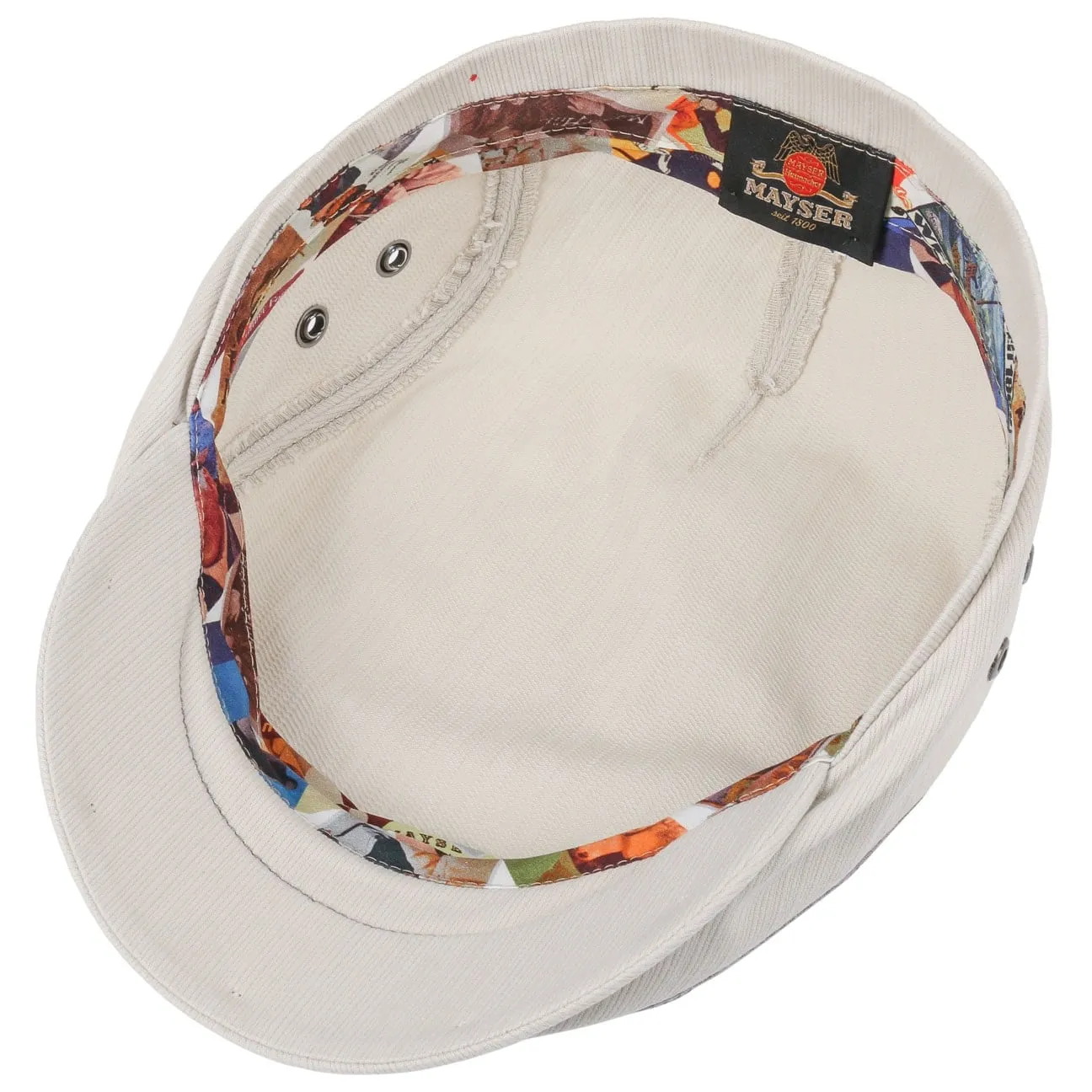 Mayser Hats Franky Sun Protect Flat Cap by Mayser