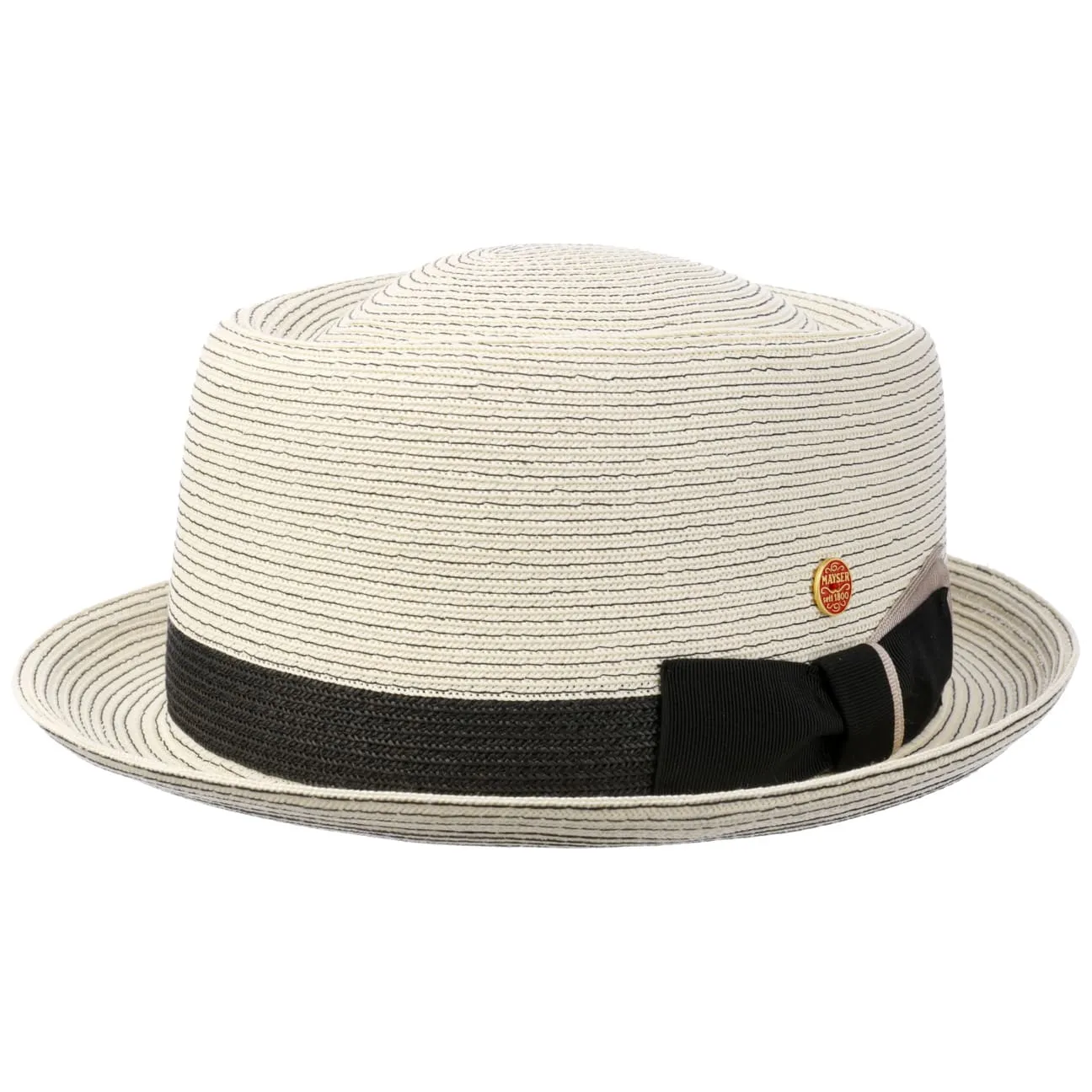 Mayser Hats Gareth Classic Pork Pie Straw Hat by Mayser