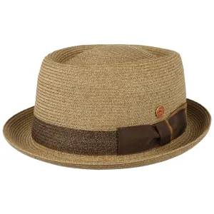 Mayser Hats Gareth Classic Pork Pie Straw Hat by Mayser
