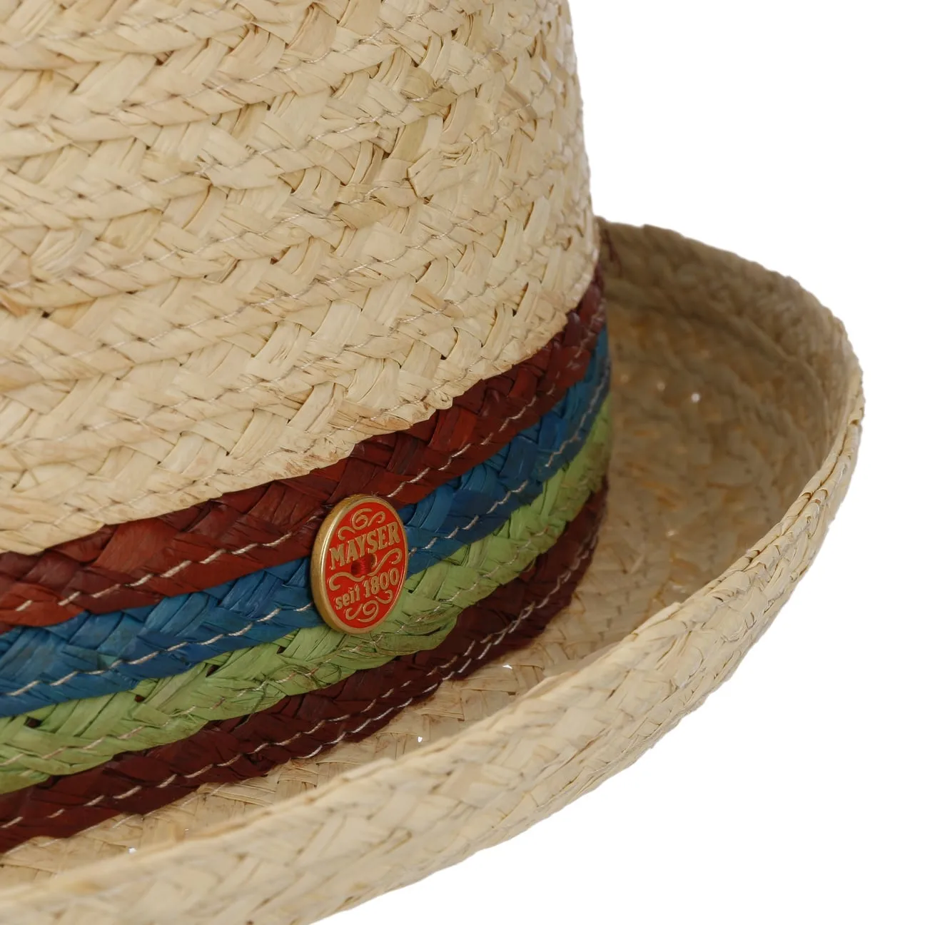 Mayser Hats Gareth Pork Pie Straw Hat by Mayser