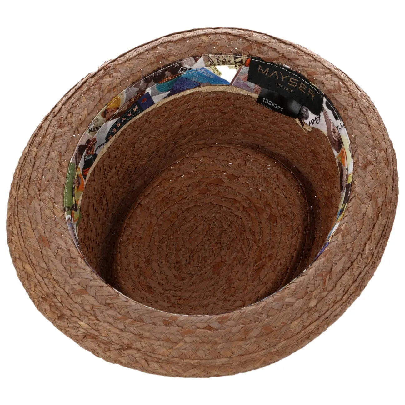 Mayser Hats Gareth Pork Pie Straw Hat by Mayser