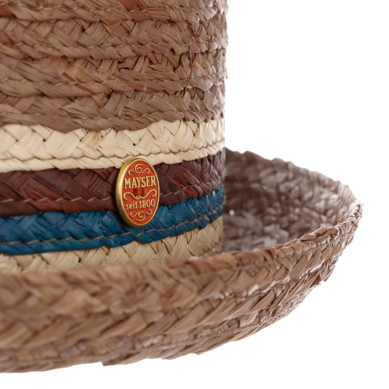 Mayser Hats Gareth Pork Pie Straw Hat by Mayser
