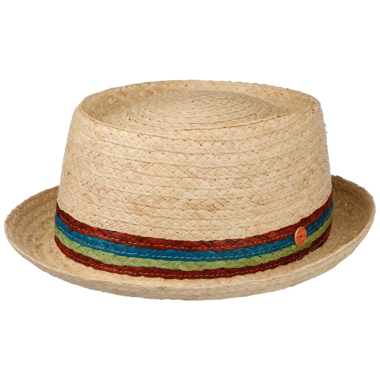 Mayser Hats Gareth Pork Pie Straw Hat by Mayser