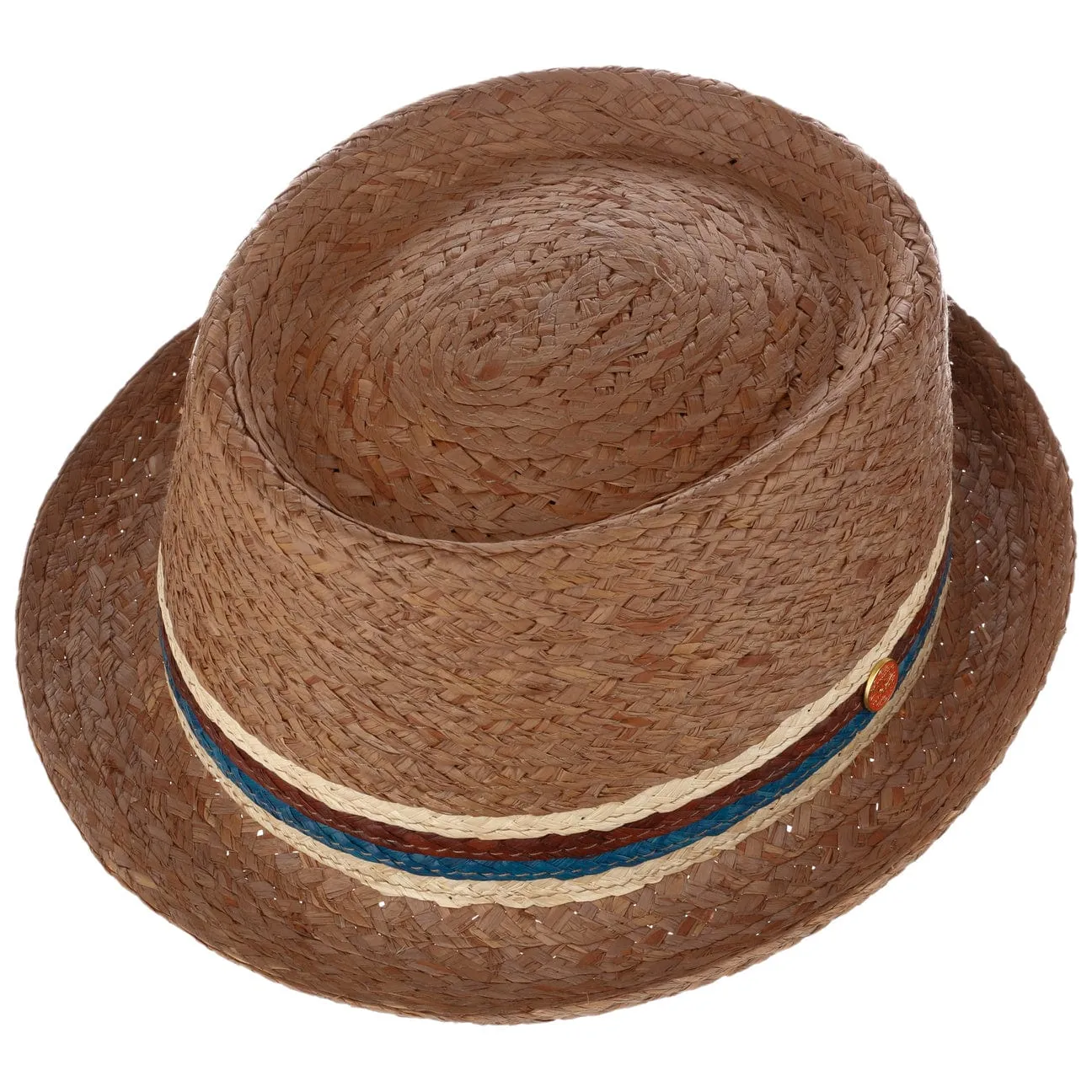 Mayser Hats Gareth Pork Pie Straw Hat by Mayser