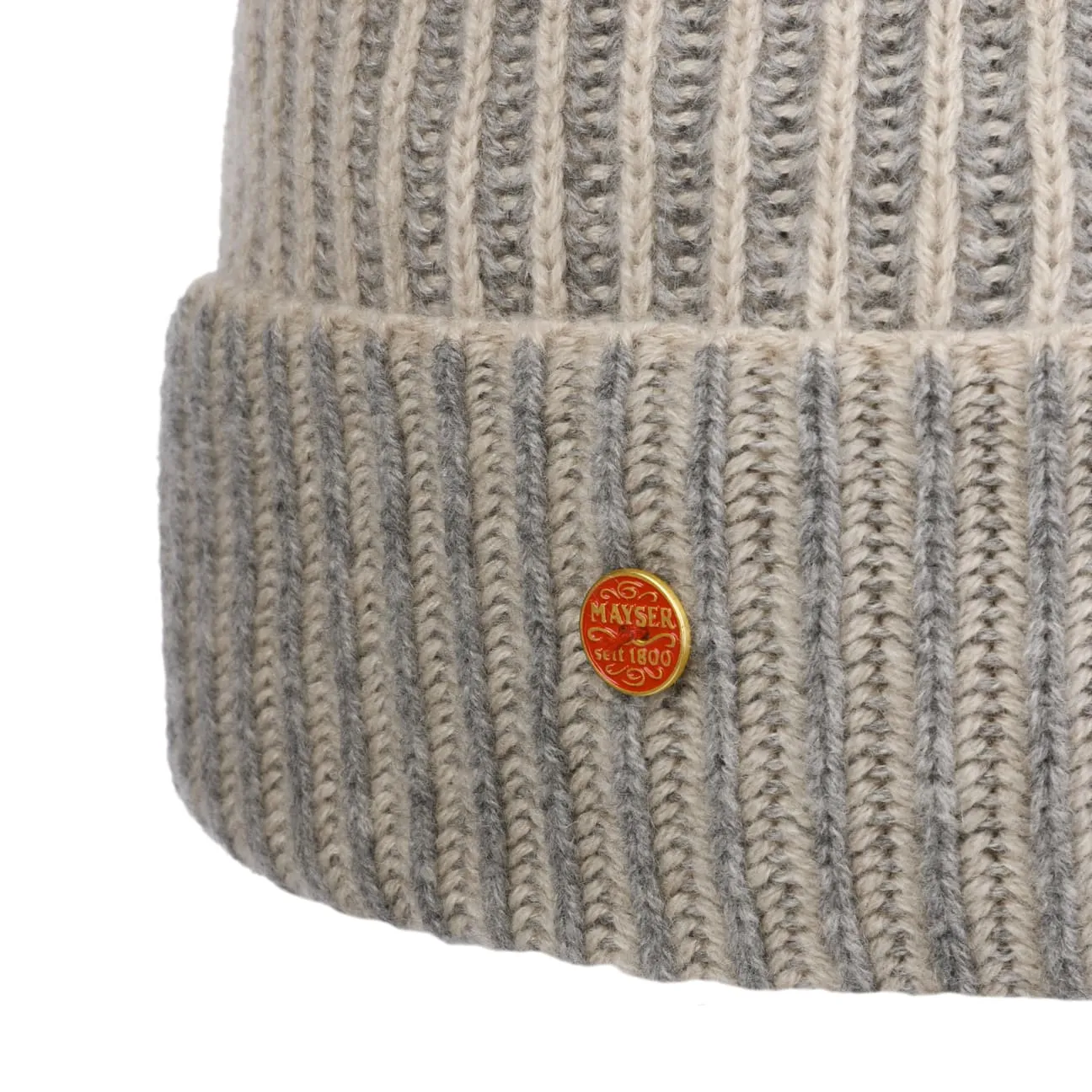 Mayser Hats Harper Cashmere Beanie Hat by Mayser