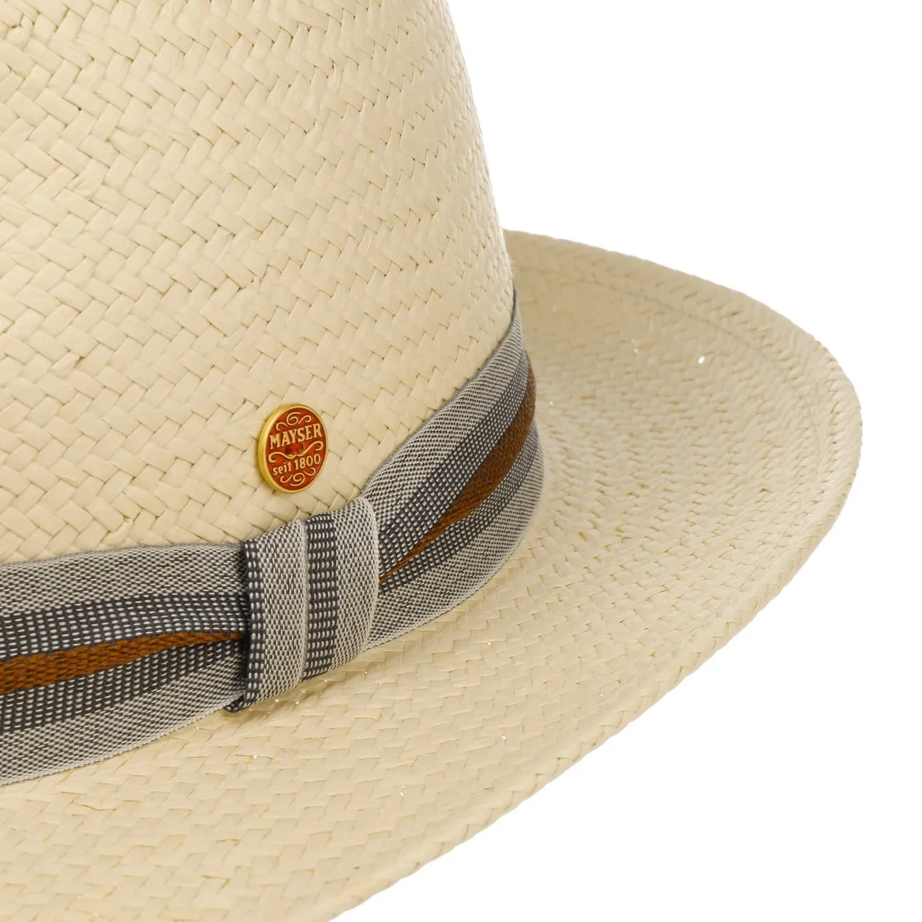 Mayser Hats Maleo Trilby Straw Hat by Mayser