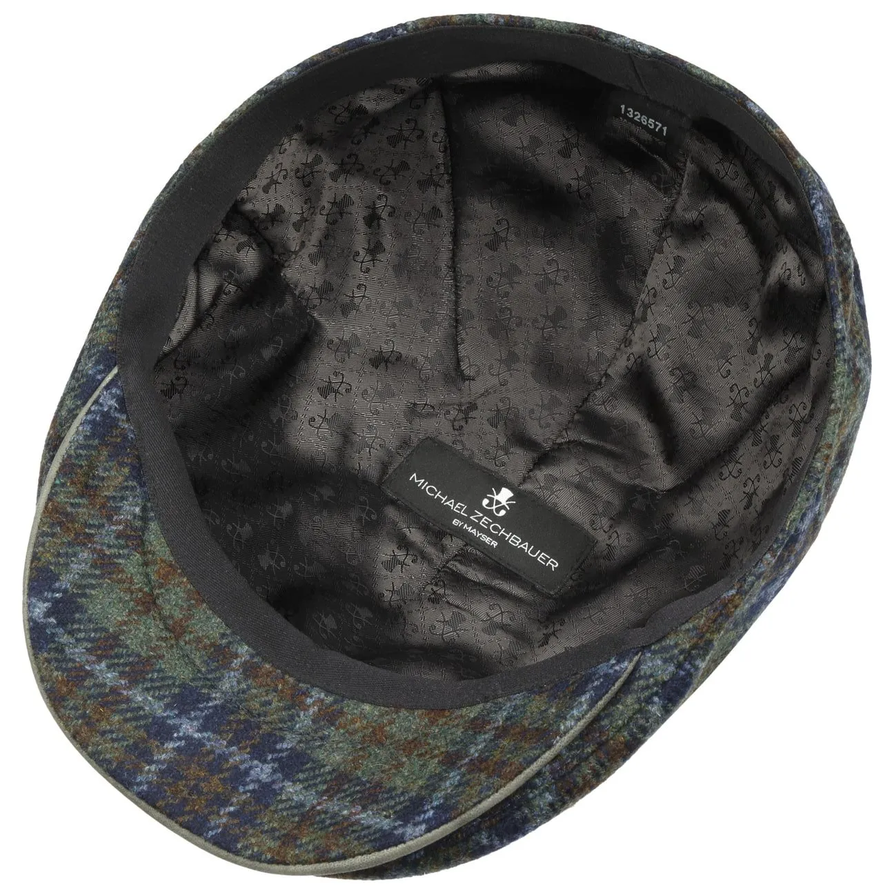 Mayser Hats Marzio Check Zechbauer Flat Cap by Mayser