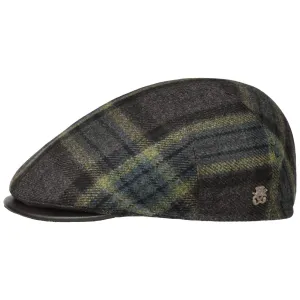 Mayser Hats Marzio Wool Check Flat Cap Zechbauer by Mayser