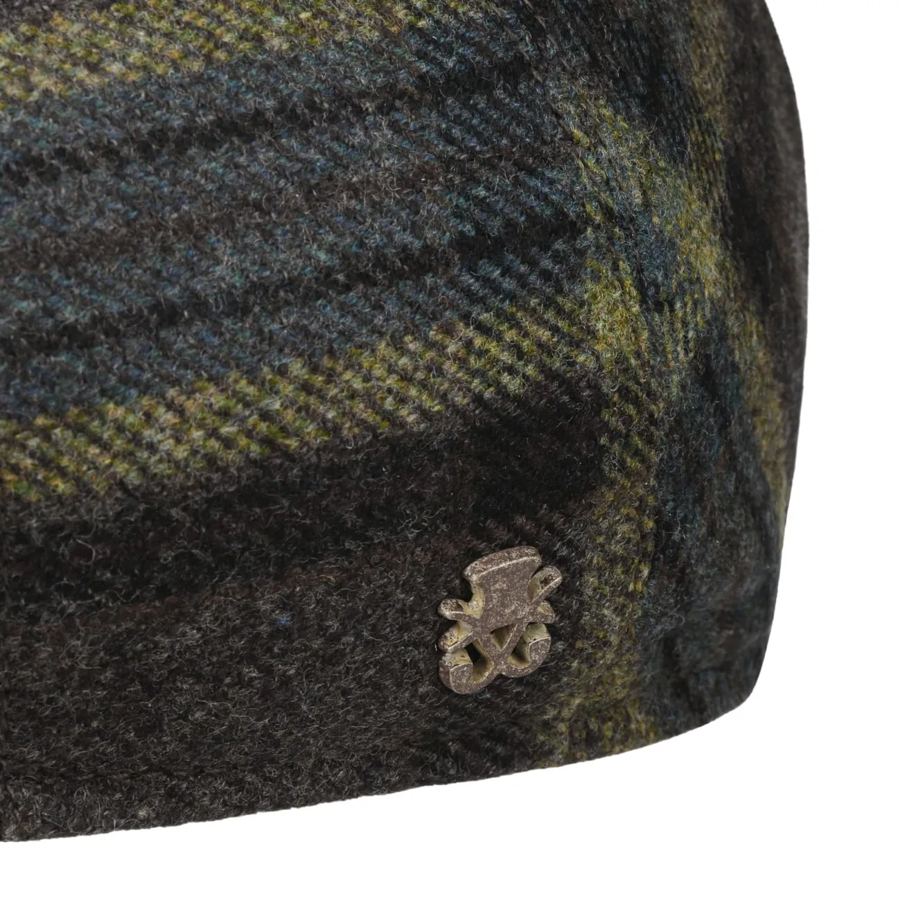 Mayser Hats Marzio Wool Check Flat Cap Zechbauer by Mayser