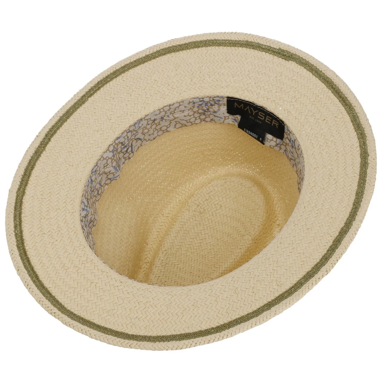 Mayser Hats Mathis Colour Band Straw Hat by Mayser