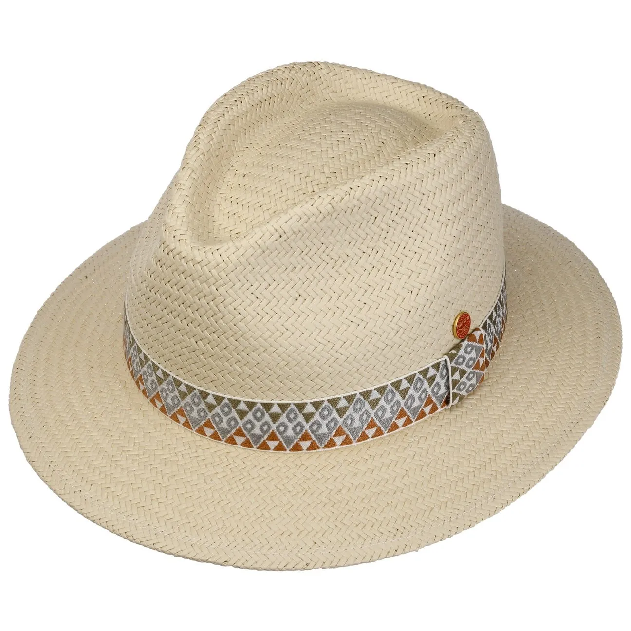 Mayser Hats Mathis Colour Band Straw Hat by Mayser