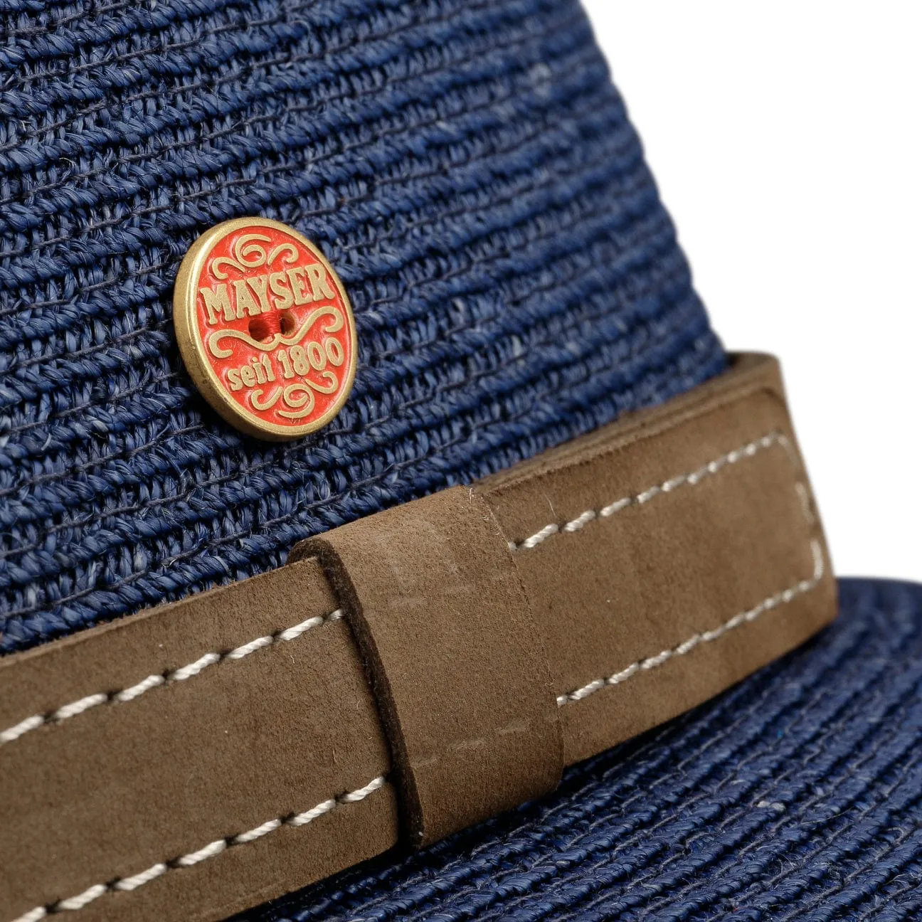 Mayser Hats Mathis Raffia Hat with UV Protection by Mayser