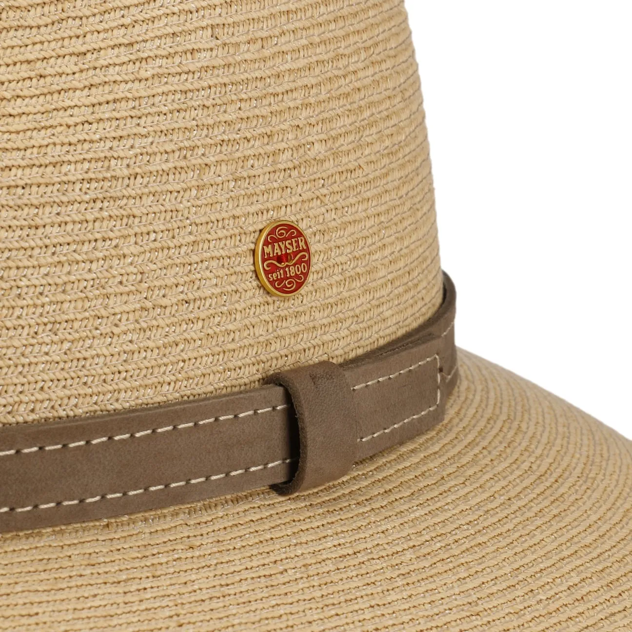 Mayser Hats Mathis Raffia Hat with UV Protection by Mayser