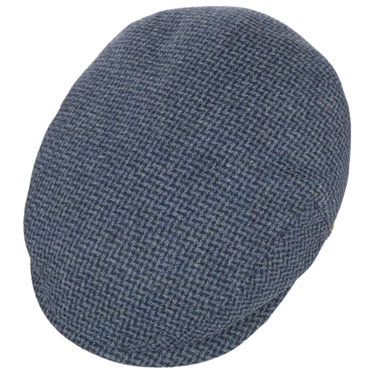 Mayser Hats Merlino Zigzag Flat Cap with Ear Flaps by Mayser