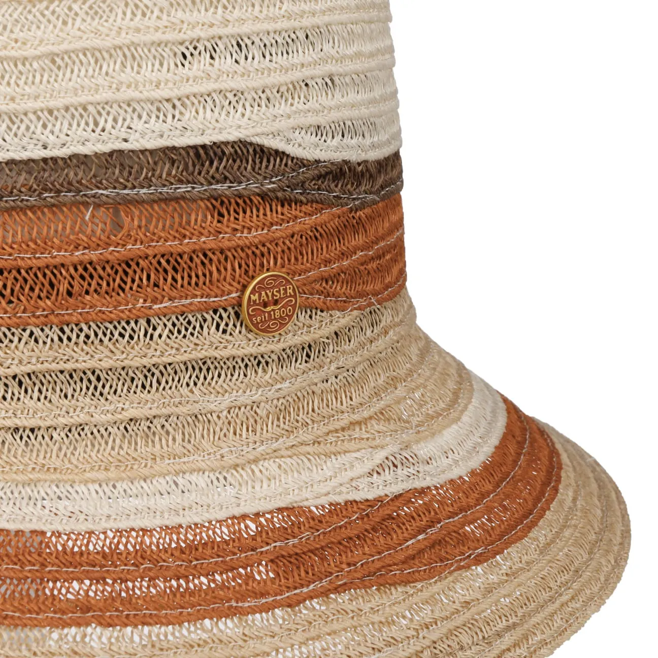 Mayser Hats Noela Quattrocolour Hemp Hat by Mayser