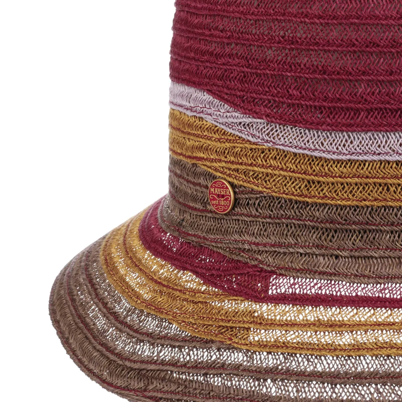 Mayser Hats Noela Quattrocolour Hemp Hat by Mayser