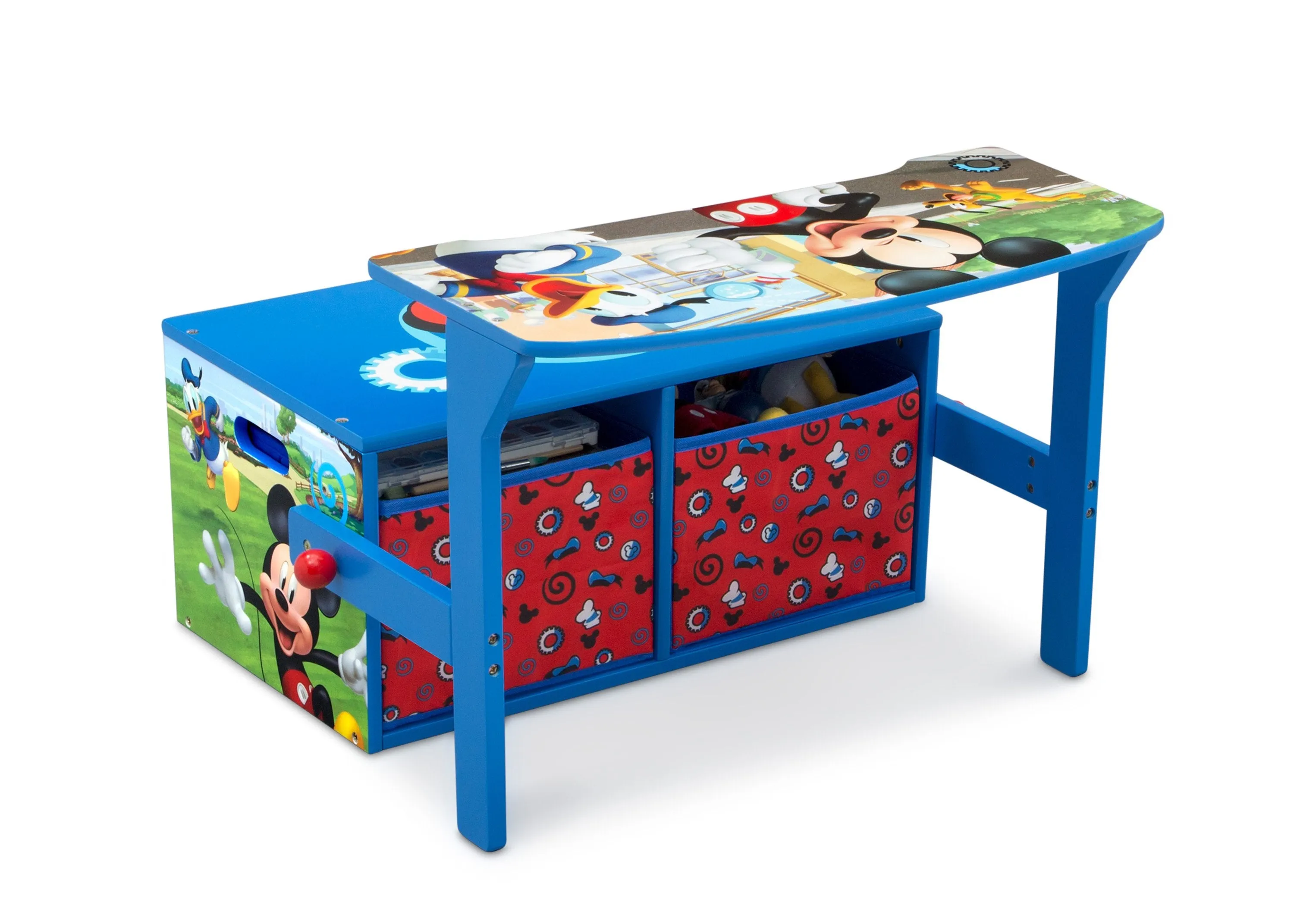 Mickey Mouse Activity Bench Babykids_Delta Children_Toy Storage & Bookshelves