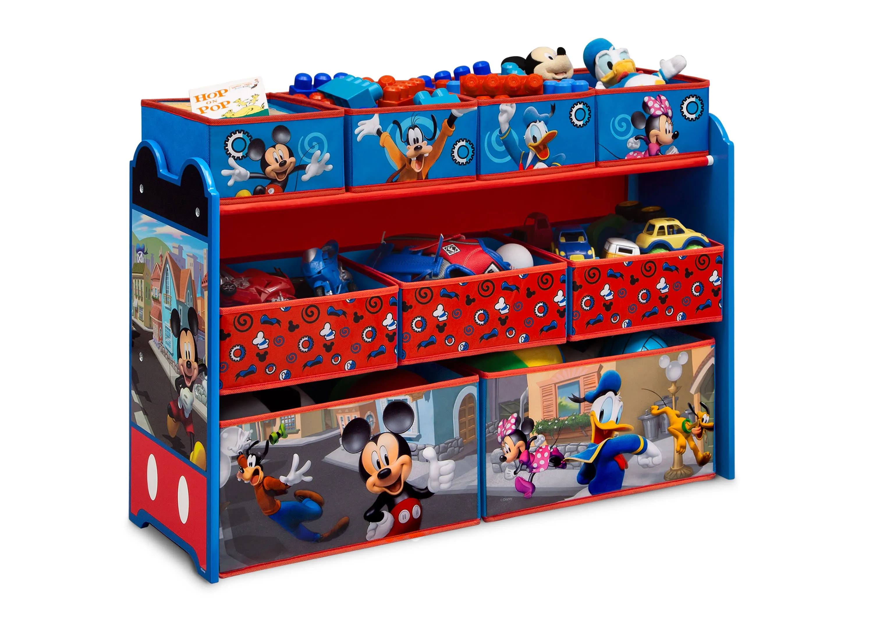 Mickey Mouse Deluxe 9 Bin Design and Store Toy Organizer Babykids_Delta Children_Toy Storage & Bookshelves