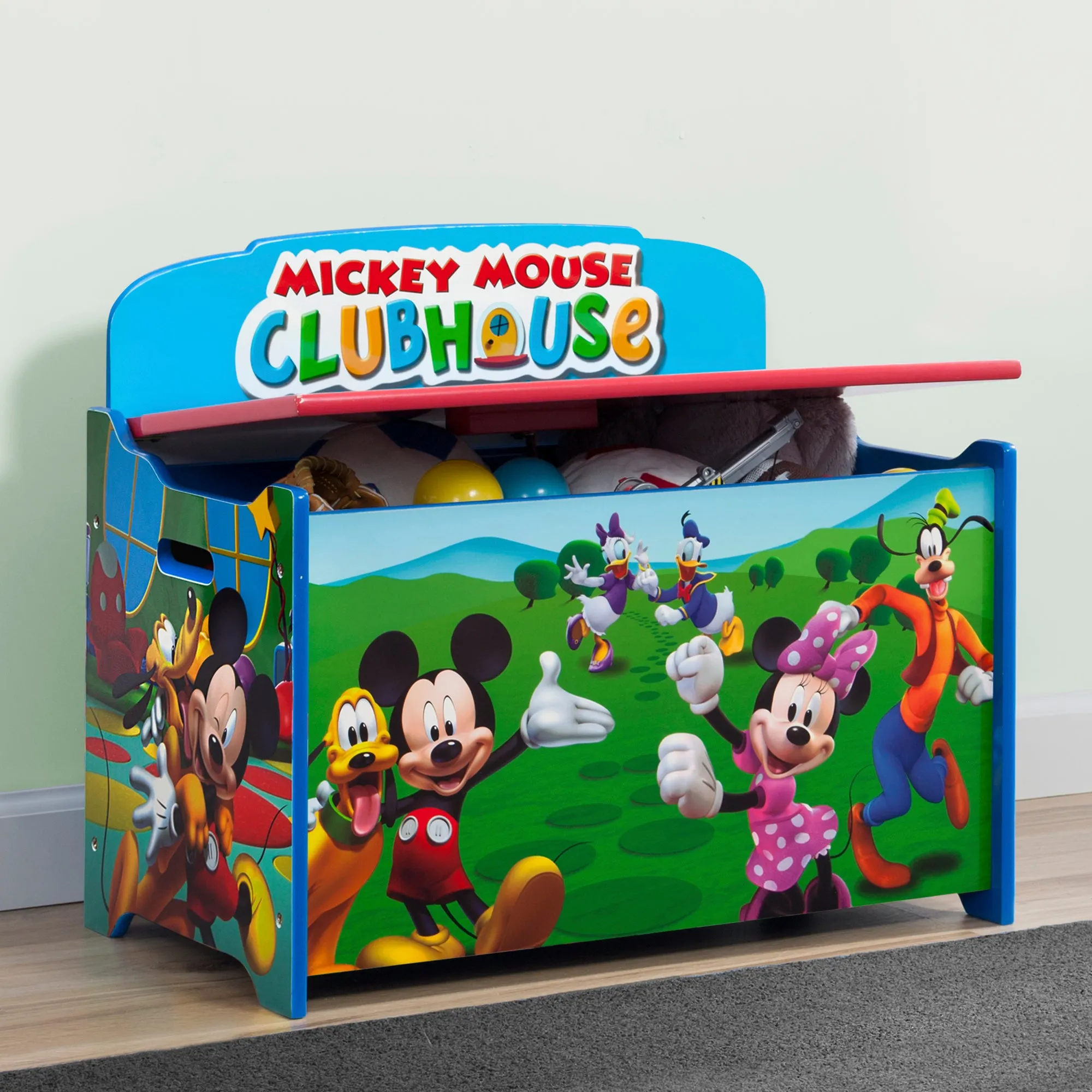 Mickey Mouse Deluxe Toy Box Babykids_Delta Children_Toy Storage & Bookshelves