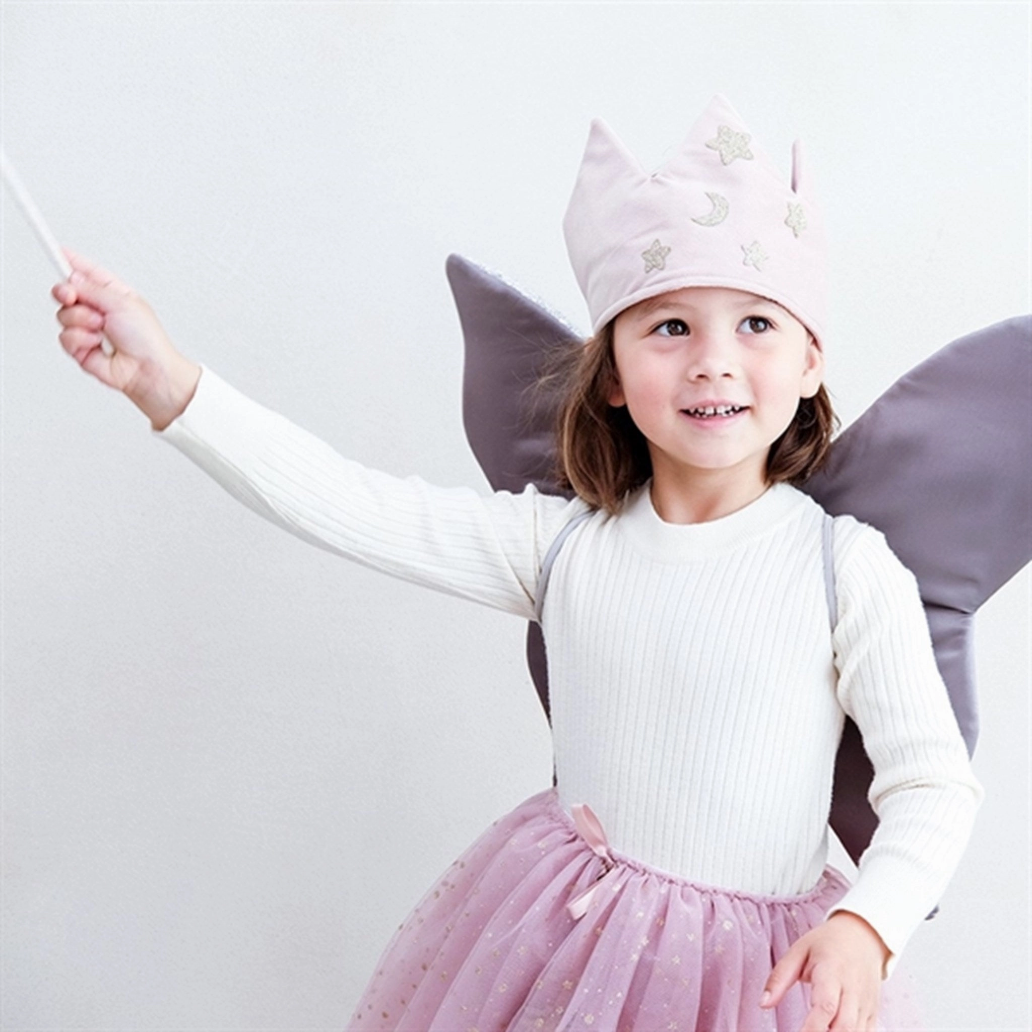 Mimi & Lula Crown Velvet Pink Stars And Moon