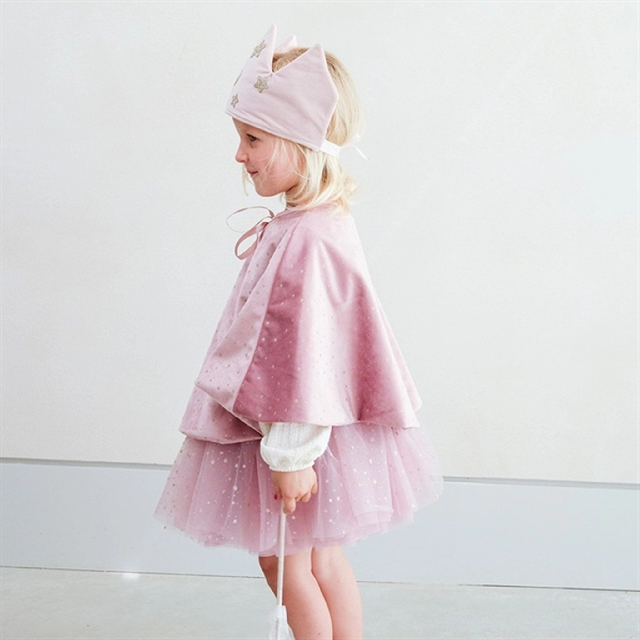 Mimi & Lula Crown Velvet Pink Stars And Moon